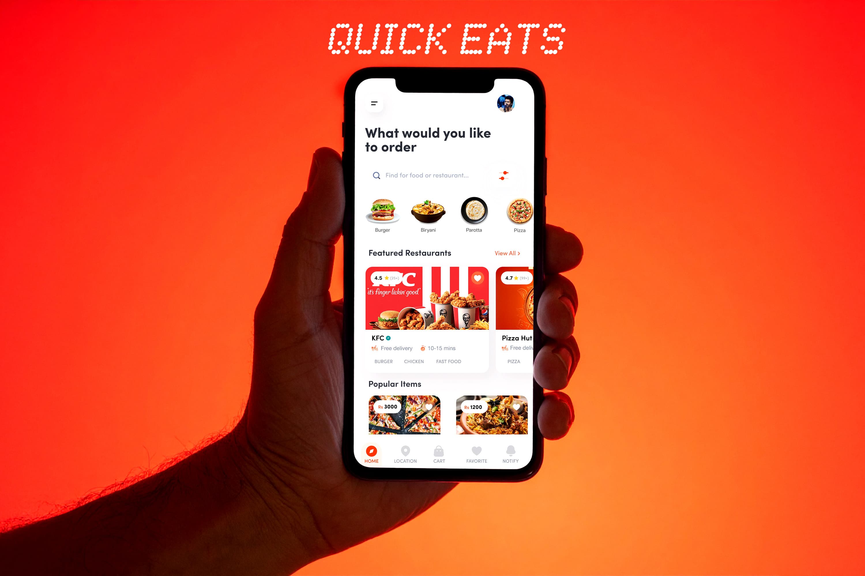 Quick Eats Food Delivery UX