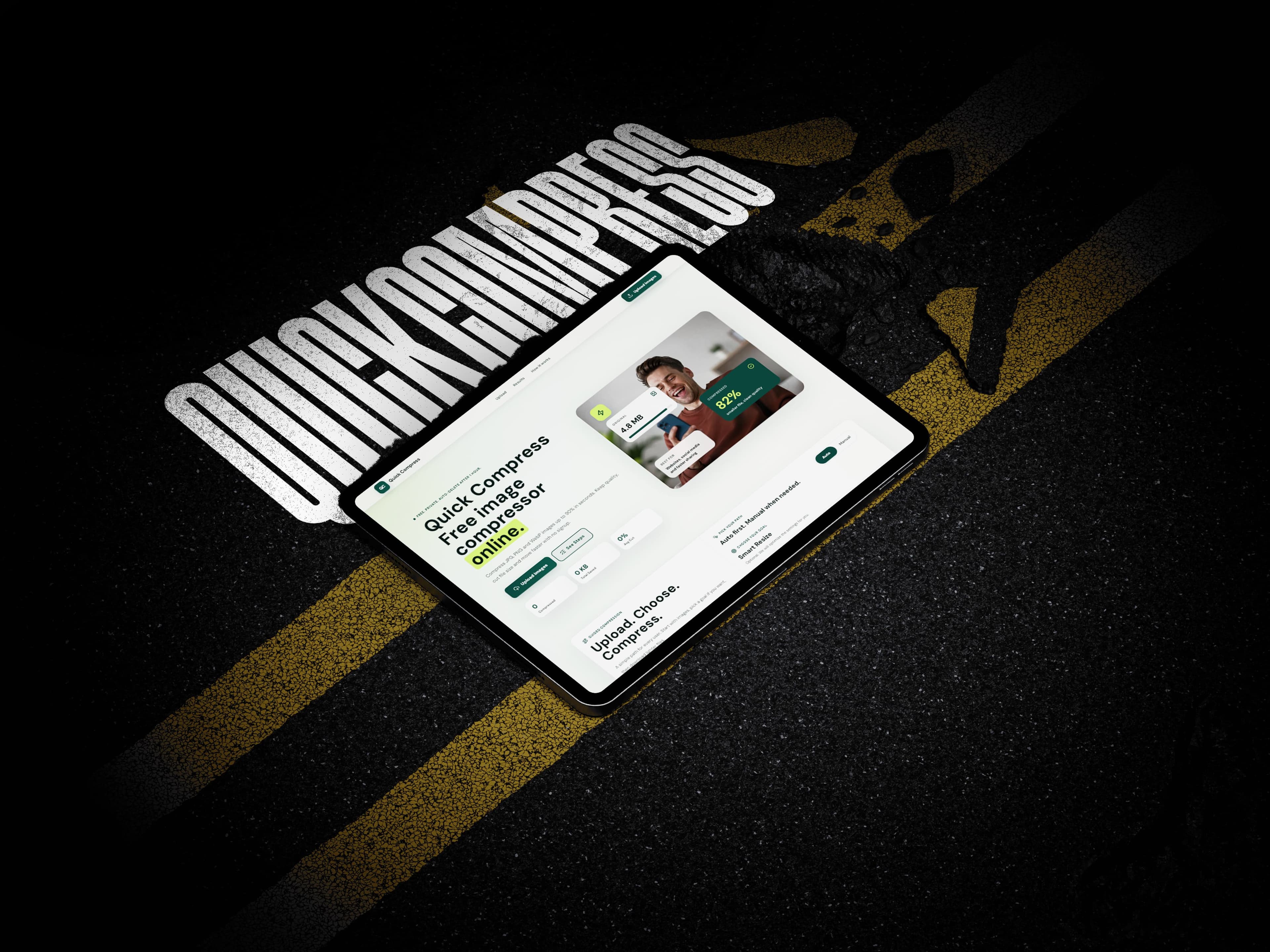 QuickCompress – Batch Image Compression Platform